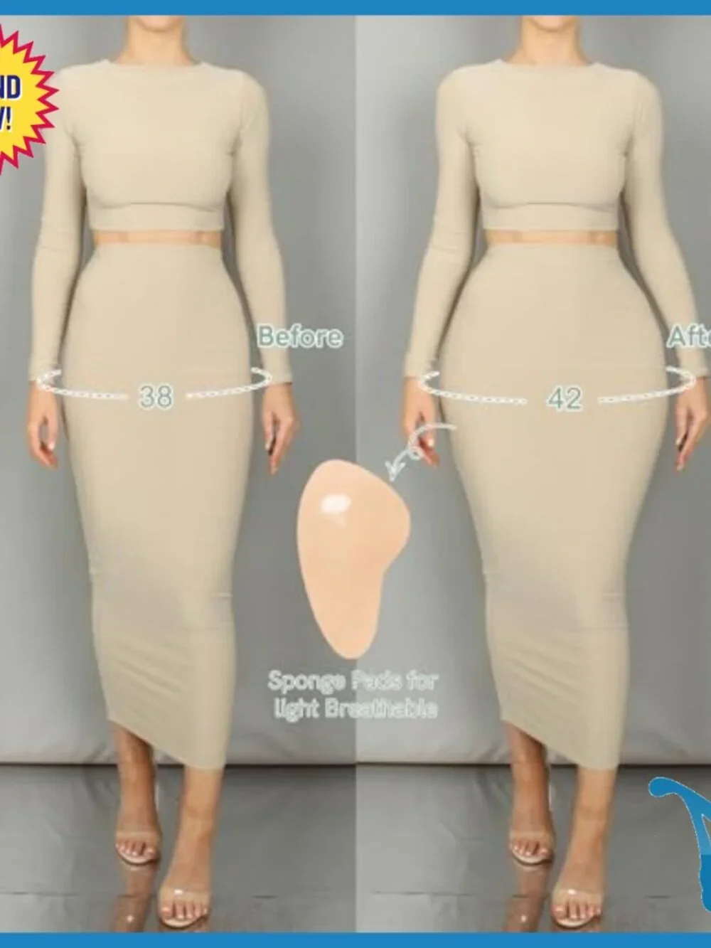 High Waist Shapewear Tummy Control Butt Lifting Shorts with Removable Pads